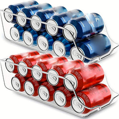 2pcs Can Organizer For Pantry Refrigerator Storage