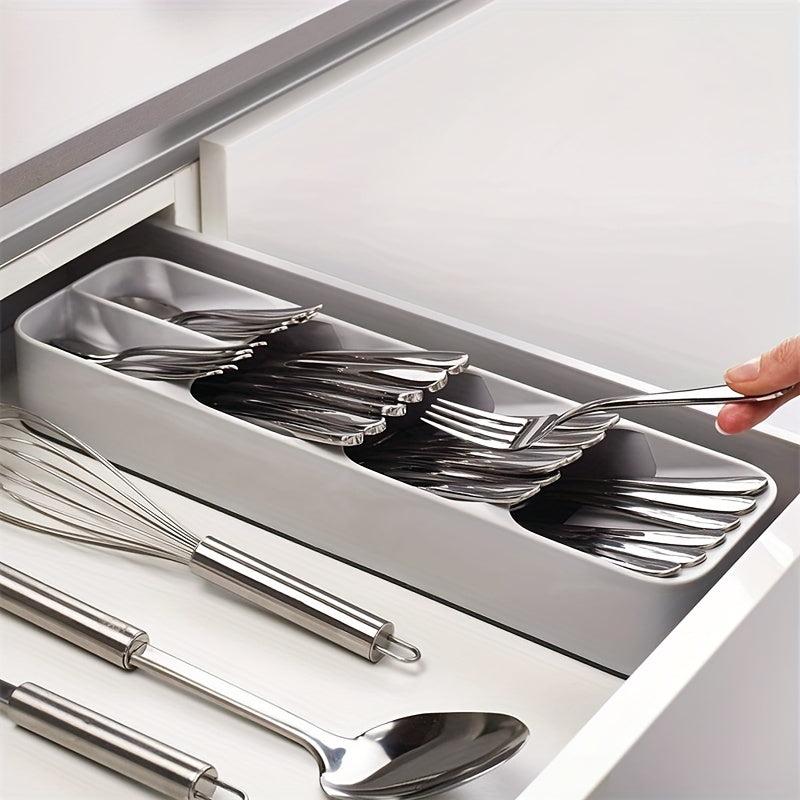 Drawer Flatware Organizer Sort Store Display Cutlery Easily