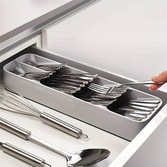 Drawer Flatware Organizer Sort Store Display Cutlery Easily