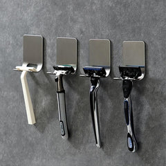 Metal Shaver Razor Stand Shelf Bathroom Hook Organizer