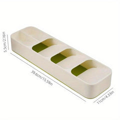 Plastic Cutlery Organizer Rack DrawerStore Spoon Storage Box