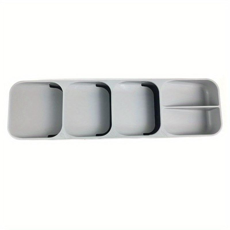 Plastic Cutlery Organizer Rack DrawerStore Spoon Storage Box