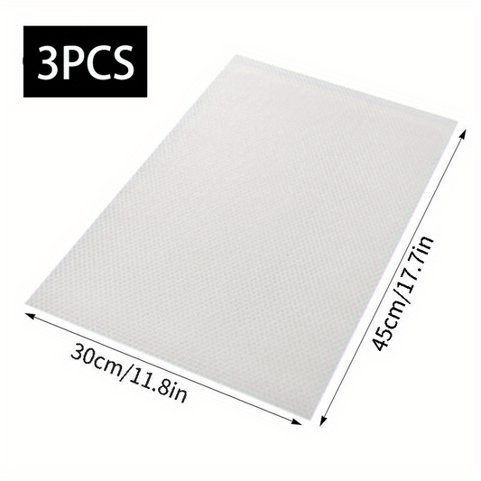Refrigerator Liners Set of 10 Washable Mats for Shelves
