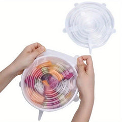 12pcs Silicone Fresh Keeping Cover For Fruits & Vegetables