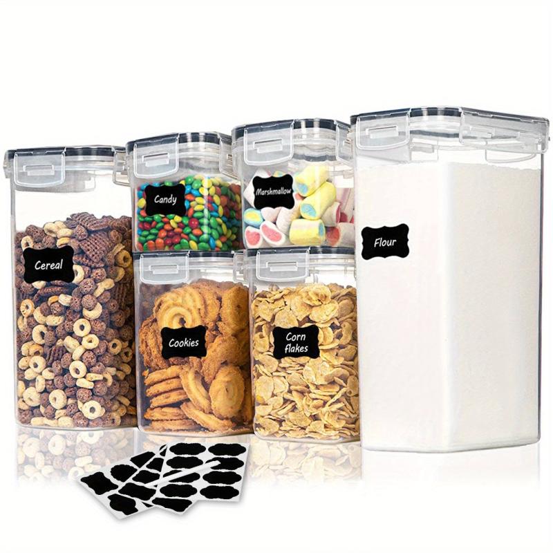 6Pcs Airtight Food Storage Containers With Lids