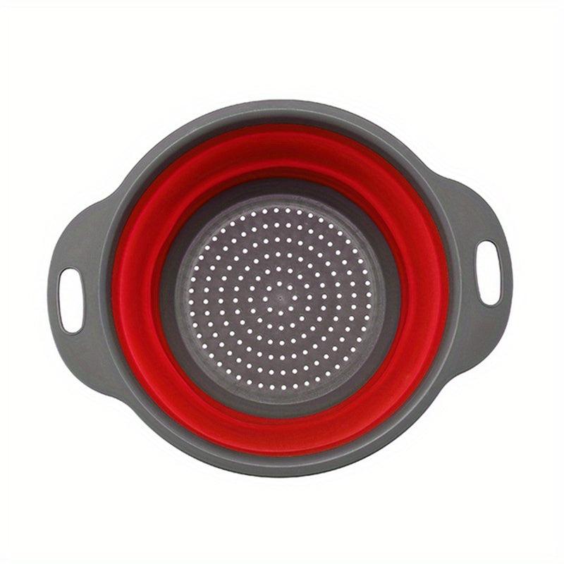 Multifunctional Folding Drain Basket for Fruit and Vegetable Storage