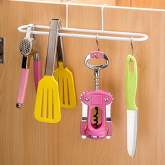 Cabinet Door Organizer Hanging Towel Rack Hand Towel Rag Shelf Bathroom Hook