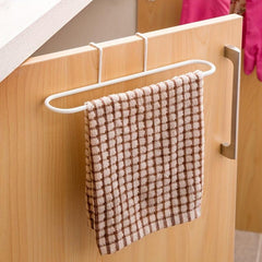 Cabinet Door Organizer Hanging Towel Rack Hand Towel Rag Shelf Bathroom Hook