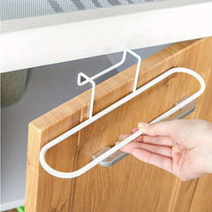 Cabinet Door Organizer Hanging Towel Rack Hand Towel Rag Shelf Bathroom Hook