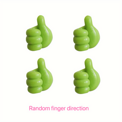 4pcs Thumb Hook Wire Organizer Desktop Data Cable Storage Charging Cable Fixer