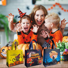 Halloween Non Woven Bags Reusable Trick Or Treat Goodie Candy Snack Bags