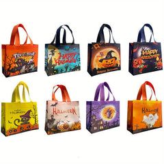 Halloween Non Woven Bags Reusable Trick Or Treat Goodie Candy Snack Bags