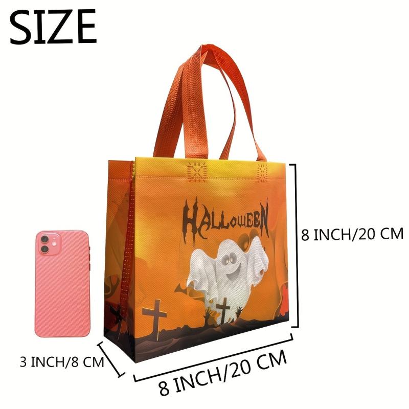 Halloween Non Woven Bags Reusable Trick Or Treat Goodie Candy Snack Bags