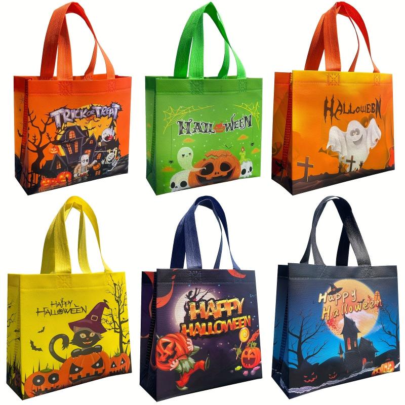 Halloween Non Woven Bags Reusable Trick Or Treat Goodie Candy Snack Bags