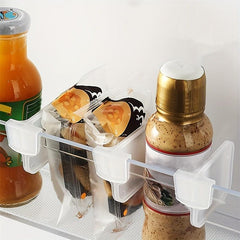 4pcs Refrigerator Storage Partitions Adjustable Plastic Separators