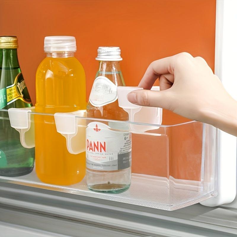 4pcs Refrigerator Storage Partitions Adjustable Plastic Separators