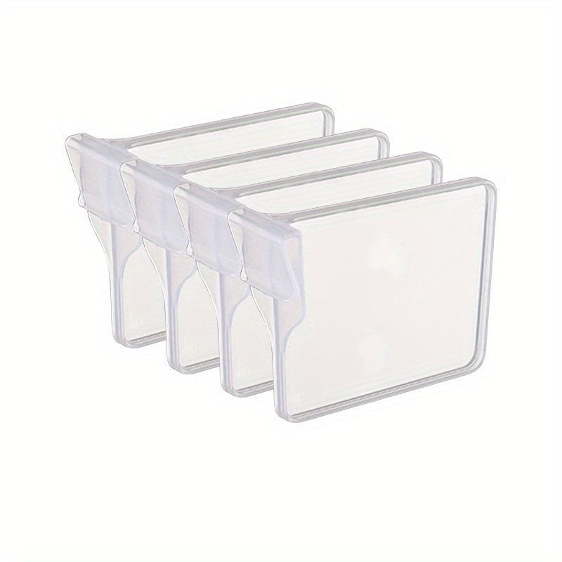 4pcs Refrigerator Storage Partitions Adjustable Plastic Separators