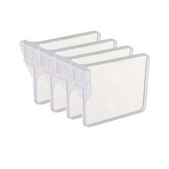 4pcs Refrigerator Storage Partitions Adjustable Plastic Separators
