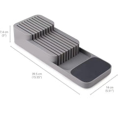 1pc Two stage Tool Drawer Storage Horizontal Tool Holder Gray