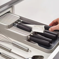1pc Two stage Tool Drawer Storage Horizontal Tool Holder Gray