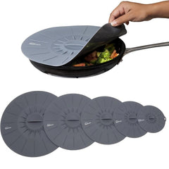 5pcs Silicone Fresh Keeping Cover Microwave Oven Heating Cover
