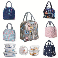 Stylish Insulated Lunch Bag for School Work and Travel