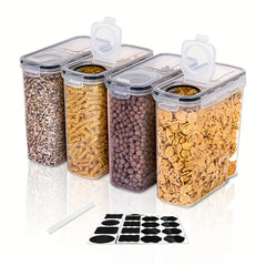 Airtight Cereal Storage Containers 2.5L - Set of 4