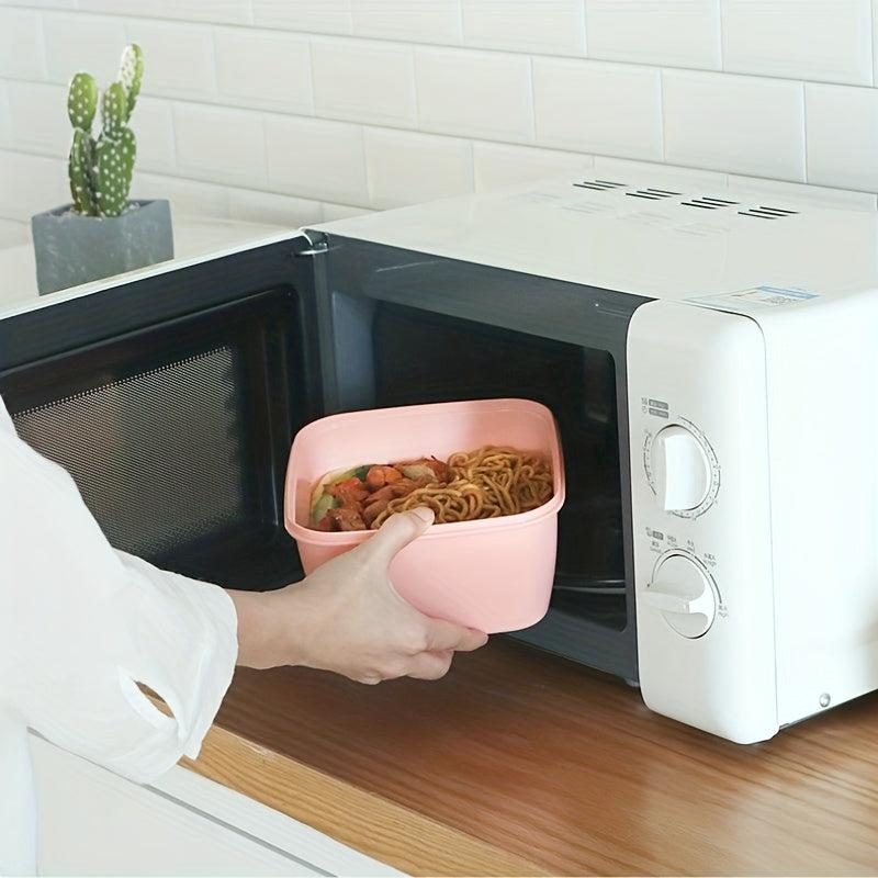 1100ml Nordic Style Double-layer Bento Box Leakproof Food Container