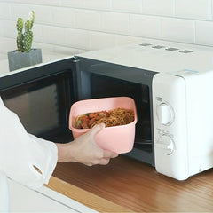 1100ml Nordic Style Double-layer Bento Box Leakproof Food Container
