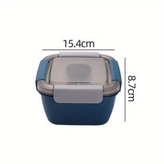 1100ml Nordic Style Double-layer Bento Box Leakproof Food Container
