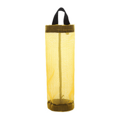 Mesh Hanging Garbage Bag Holder Wall-mounted Plastic Bag Collector