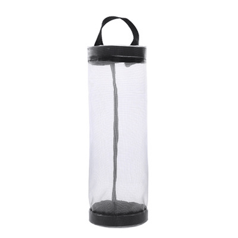 Mesh Hanging Garbage Bag Holder Wall-mounted Plastic Bag Collector