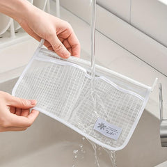 1pc Fabric Two compartment Refrigerator Storage Mesh Bag