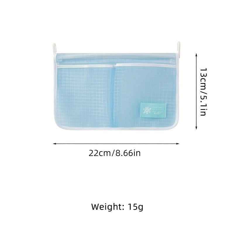1pc Fabric Two compartment Refrigerator Storage Mesh Bag