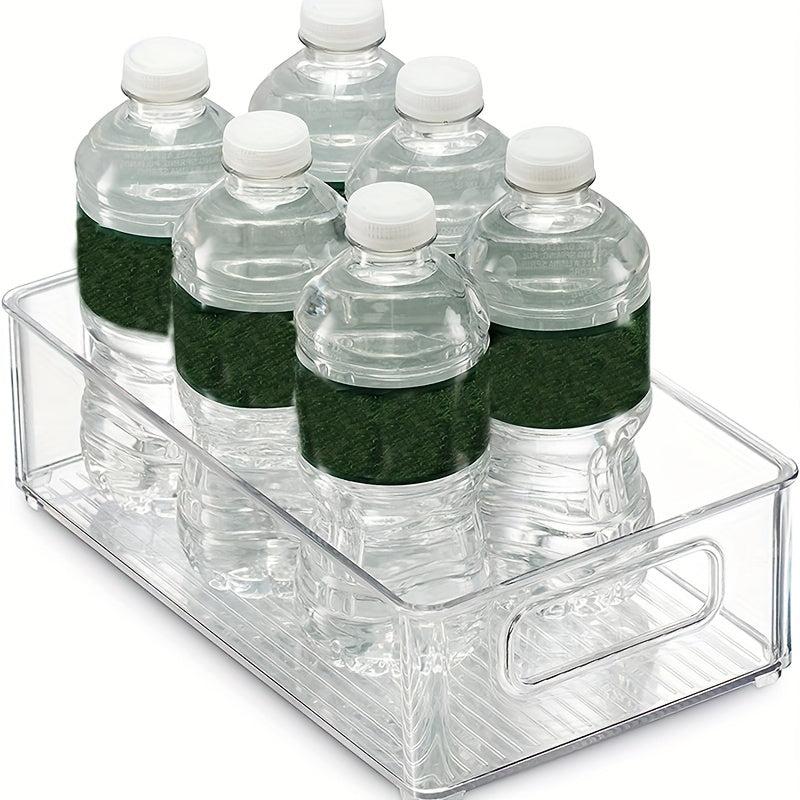 1pc Transparent Refrigerator Storage Box for Fruits Vegetables and Beverages