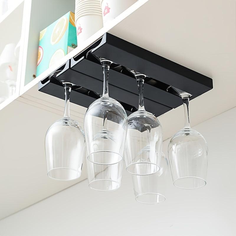 Red Wine Glass Reversing Rack - Hang Your Goblets in Style