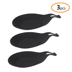 Silicone Spoon Rests Kitchen Scoop Bracket Stand Spoon Shelf Utensil Holder