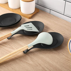 Silicone Spoon Rests Kitchen Scoop Bracket Stand Spoon Shelf Utensil Holder