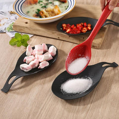 Silicone Spoon Rests Kitchen Scoop Bracket Stand Spoon Shelf Utensil Holder