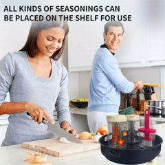1pc Wfclife 1 2 3 Layers Space Saving Kitchen Storage Spice Rack Organizer
