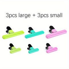 9pc Food Sealing Clip Home Standing Milk Powder Snack Clip