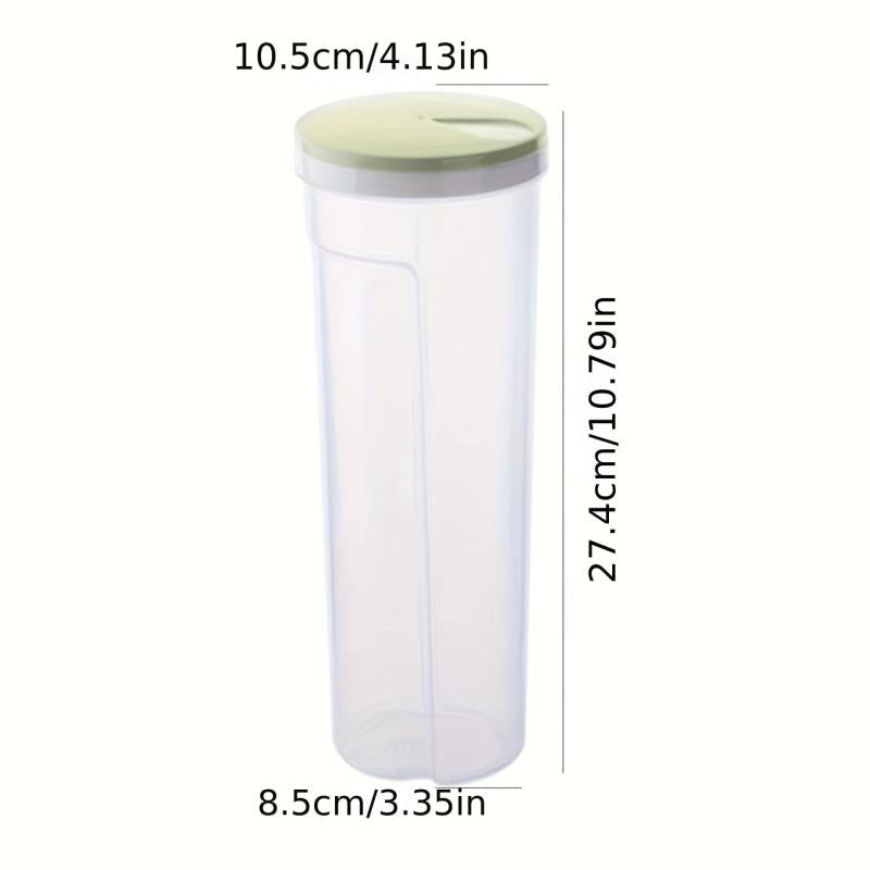 Clear Spaghetti Pasta Storage Container Adjustable Lid Plastic Food Storage Jar
