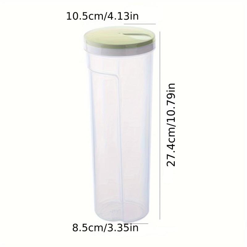 Clear Spaghetti Pasta Storage Container Adjustable Lid Plastic Food Storage Jar