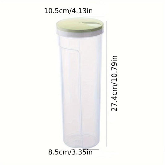 Clear Spaghetti Pasta Storage Container Adjustable Lid Plastic Food Storage Jar