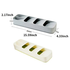 Efficient Flatware Organizer Spoon Storage Box Kitchen Accessories