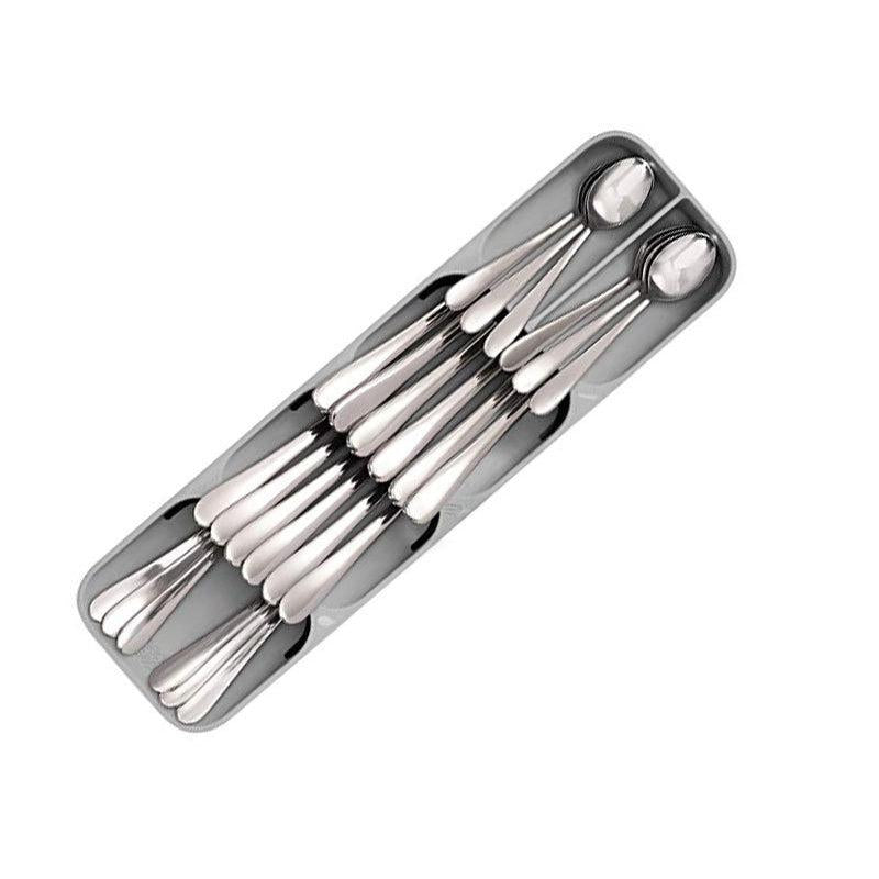 Efficient Flatware Organizer Spoon Storage Box Kitchen Accessories