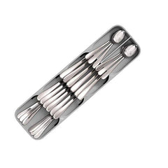 Efficient Flatware Organizer Spoon Storage Box Kitchen Accessories