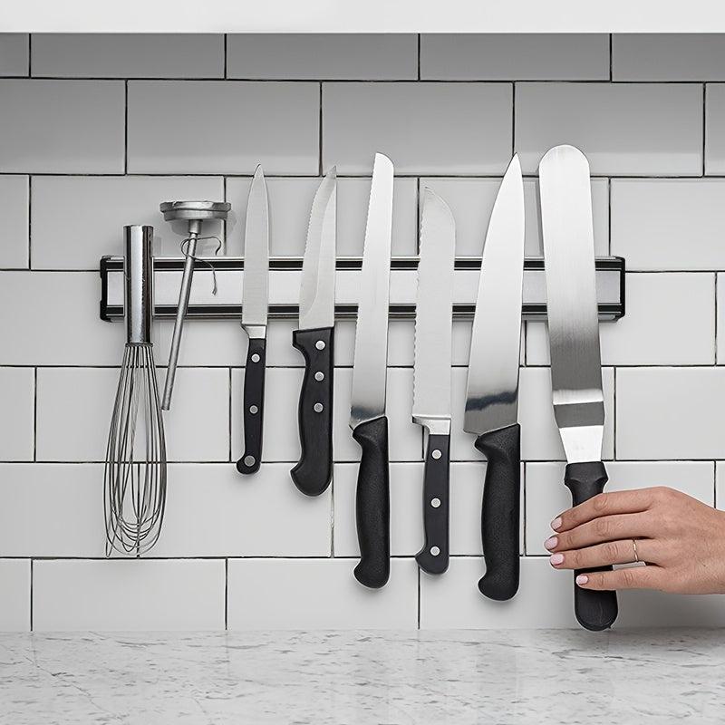 Stainless Steel Magnetic Strips - Kitchen Utensil and Tool Holder