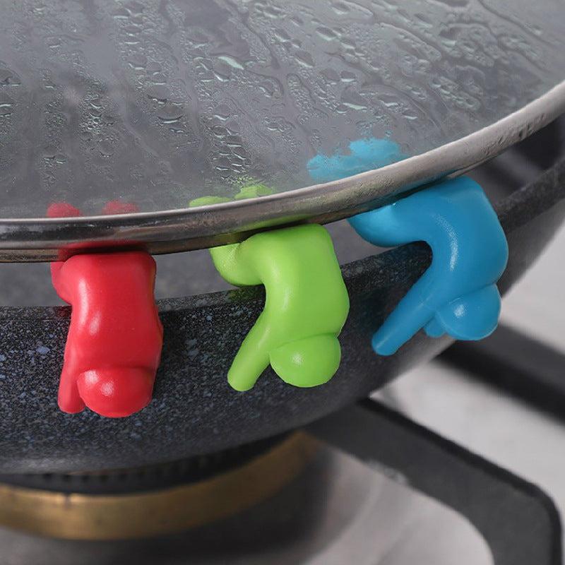 Pot Lid Lifting Clip Silicone Outdoor Kitchen Accessories