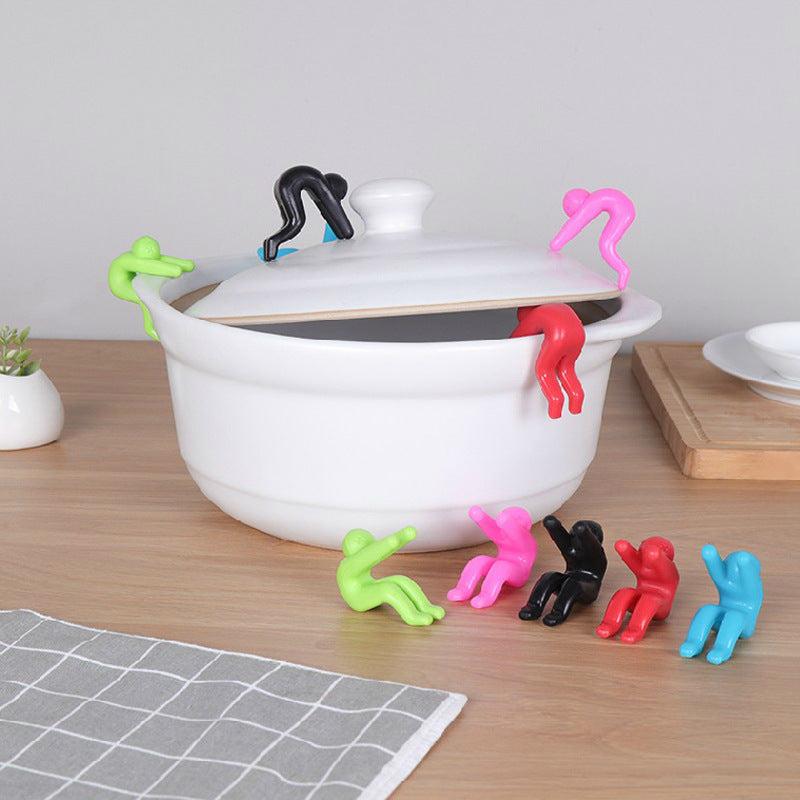 Pot Lid Lifting Clip Silicone Outdoor Kitchen Accessories